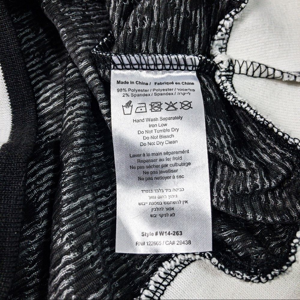 NWT AnM Geo Knit Cropped Top Sz M - Picture 10 of 12